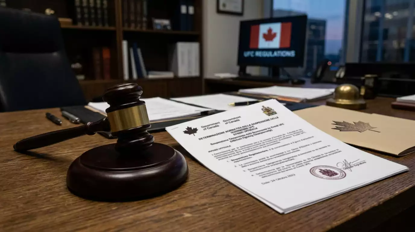 Sospensione delle scommesse UFC decisa dall'autorità di regolazione dell'Ontario nel 2022