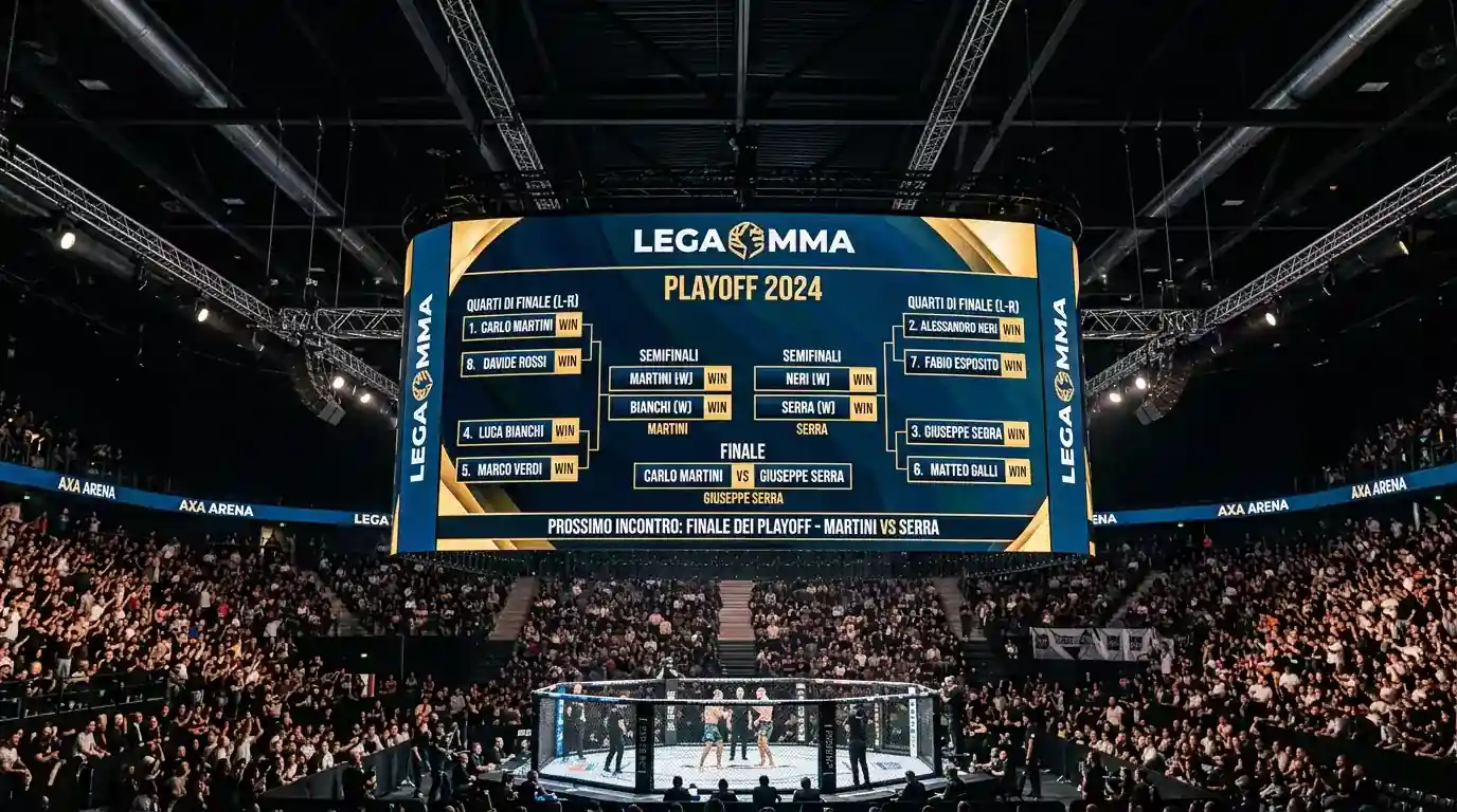 Tabellone dei playoff della PFL con il format a stagione delle MMA